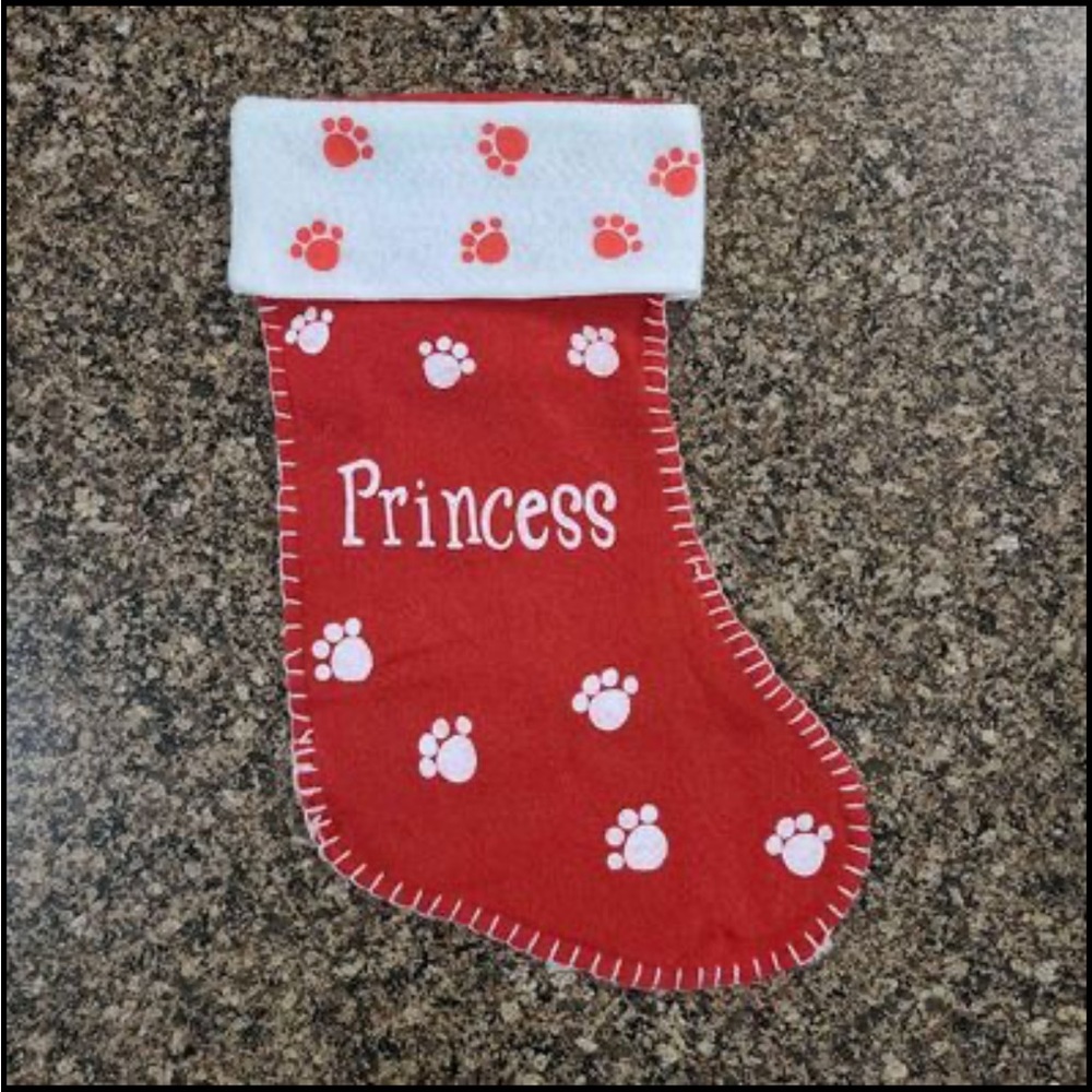 Princess cat or dog stocking